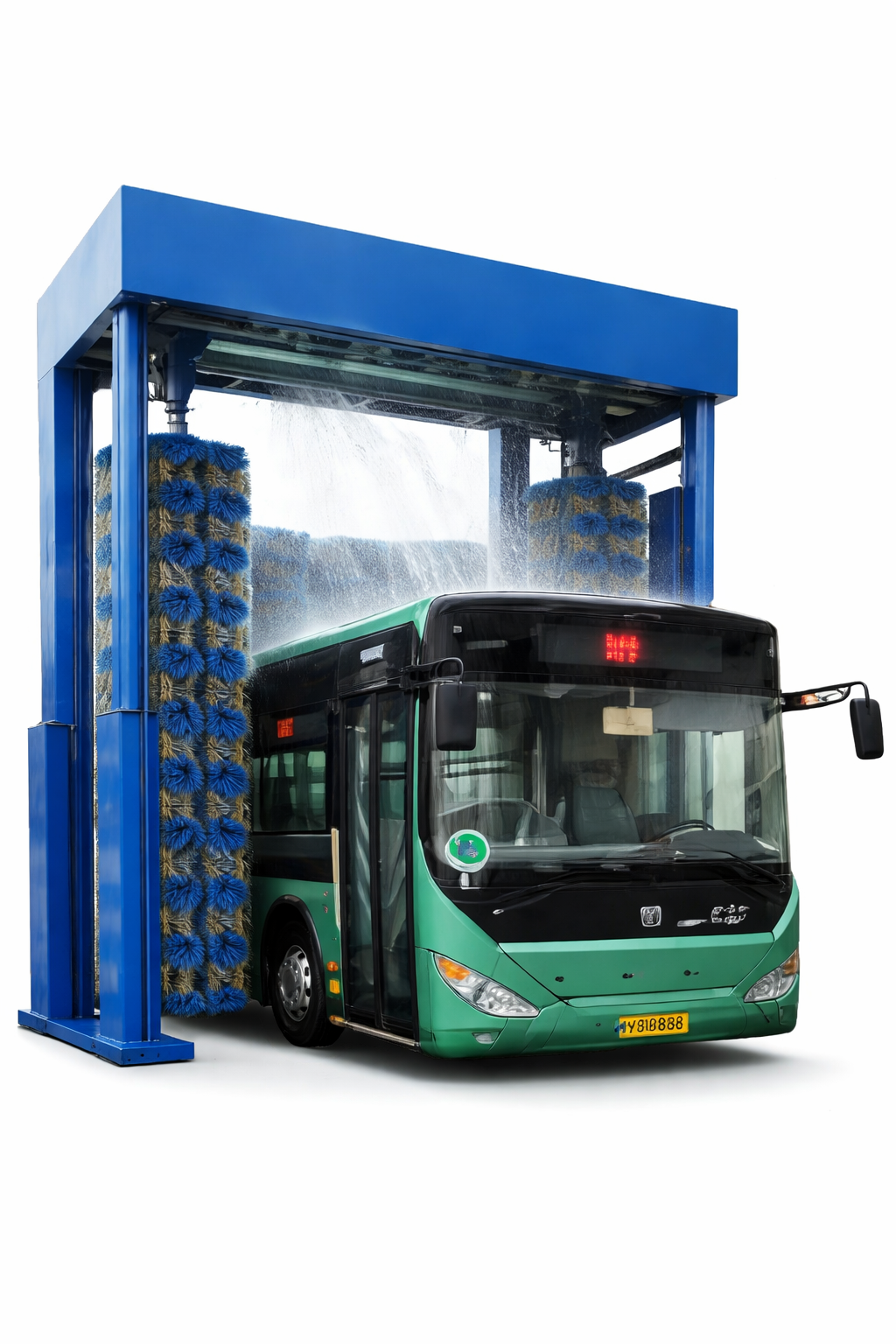 автомойка для автобусов и грузовых автомобилей